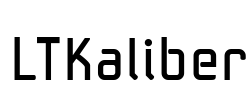 LTKaliber Font Image