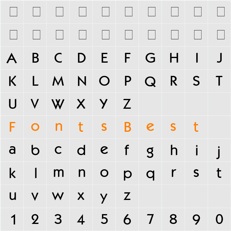 Kabob Character Map