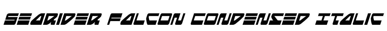 Searider Falcon Condensed Italic
