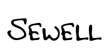 Sewell Font Image