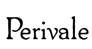 Perivale Font Image