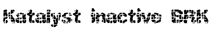 Katalyst inactive BRK Font Image