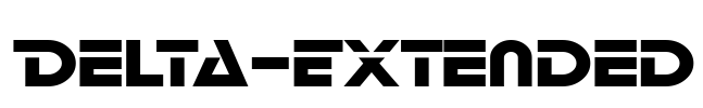 Delta-Extended Font Image