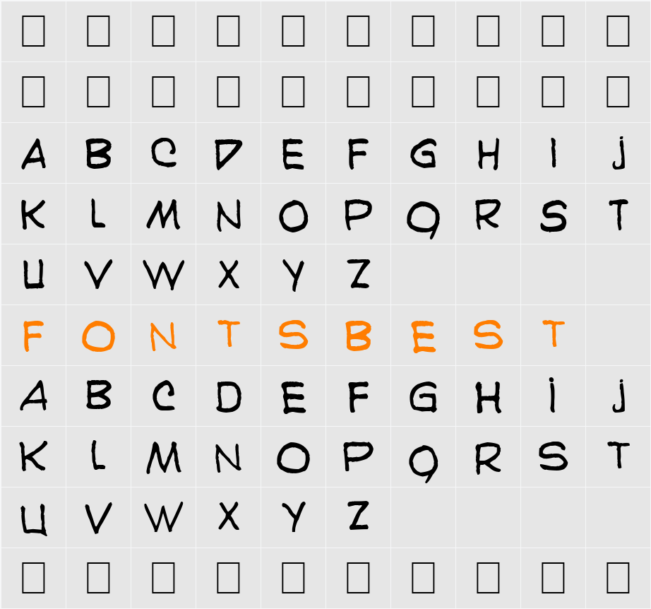 Karaoglan Character Map
