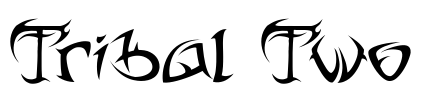 Tribal Two Font Image