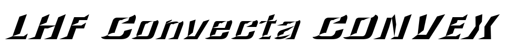 LHF Convecta CONVEX Font Image