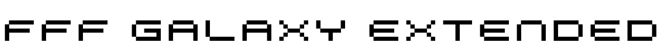 FFF Galaxy Extended Font Image