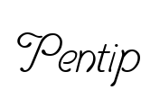 Pentip Font Image