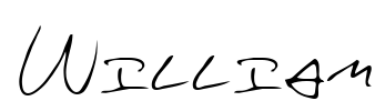 William Font Image