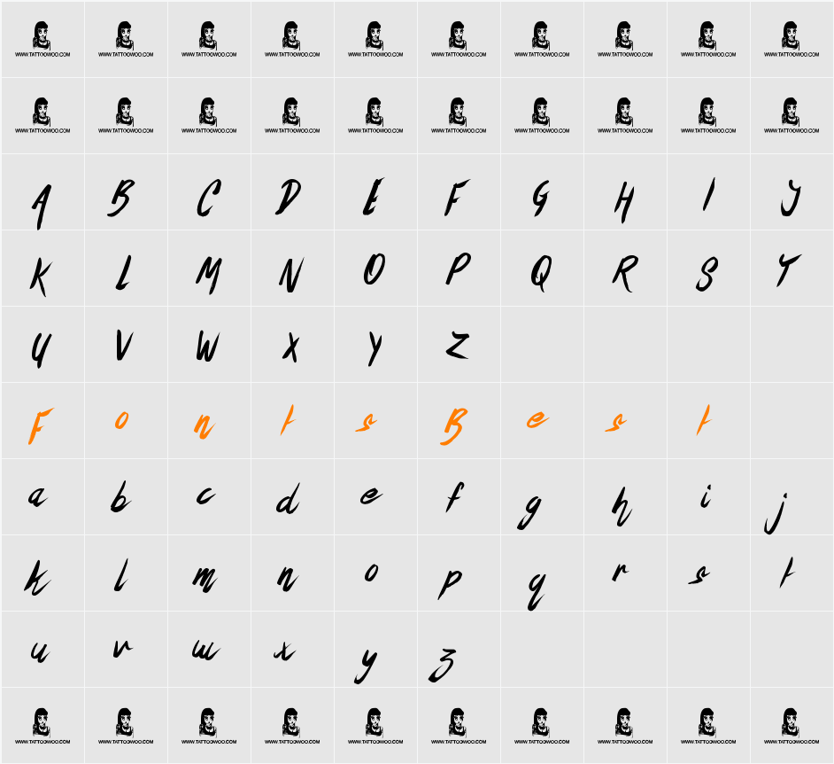 The Oyster Bar Character Map