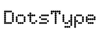DotsType Font Image