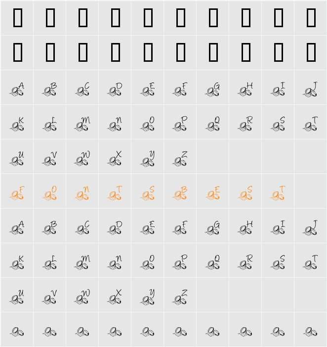 KR I Do! Character Map