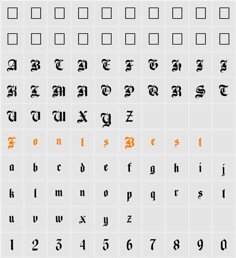 Bone Thugs Character Map