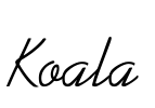 Koala Font Image