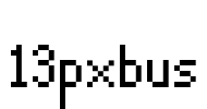 13pxbus Font Image