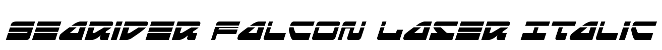 Searider Falcon Laser Italic