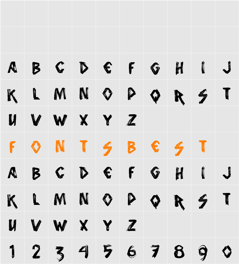 vtks animal 2 Character Map