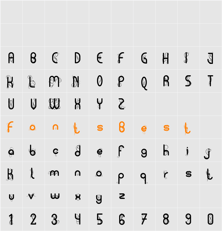 Pycuafodi Character Map