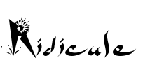 Ridicule Font Image