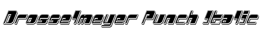 Drosselmeyer Punch Italic