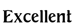 Excellent Font Image