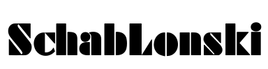 SchabLonski Font Image