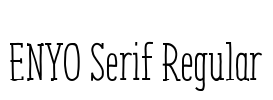 ENYO Serif Regular Font Image