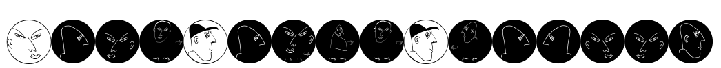 MansPartsPlaying Font Image
