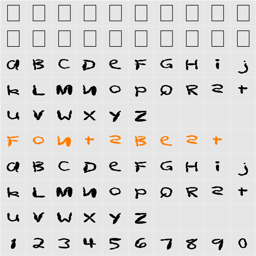 FZ HAND 11 MANGLED EX Character Map