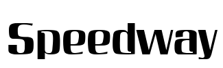 Speedway Font Image