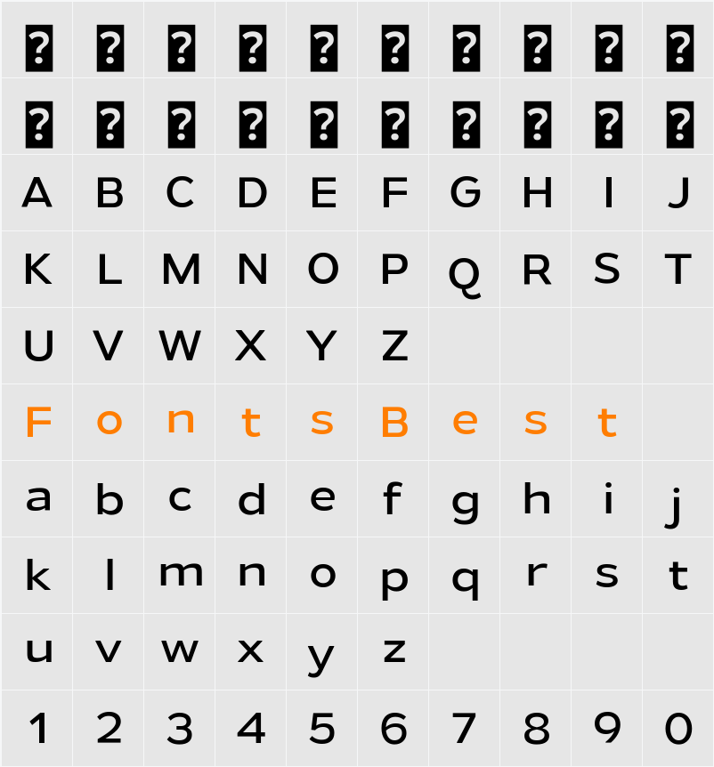 Gymkhana Bk Character Map