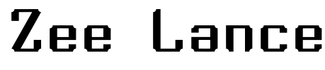 Zee Lance Font Image