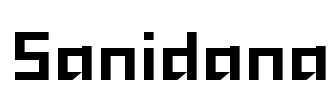 Sanidana Font Image