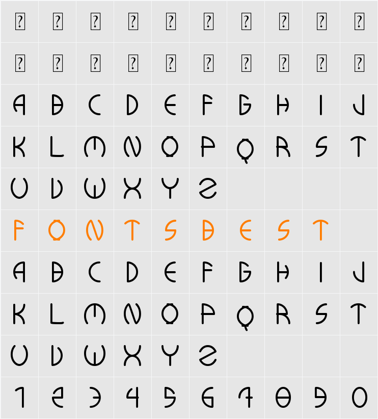 kuwa ronmcie q Character Map