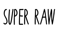 Super Raw Font Image