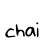 chai Font Image