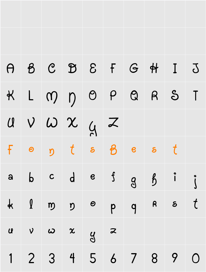 JI Starfish Character Map