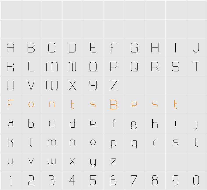 Loomis Sans Character Map