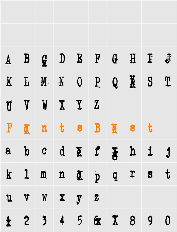 Zombie Queen XED Character Map