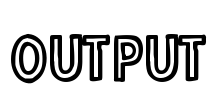 Output Font Image