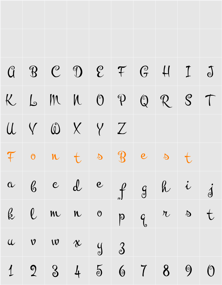 Pyktor Character Map