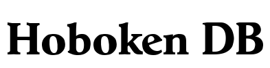 Hoboken DB Font Image