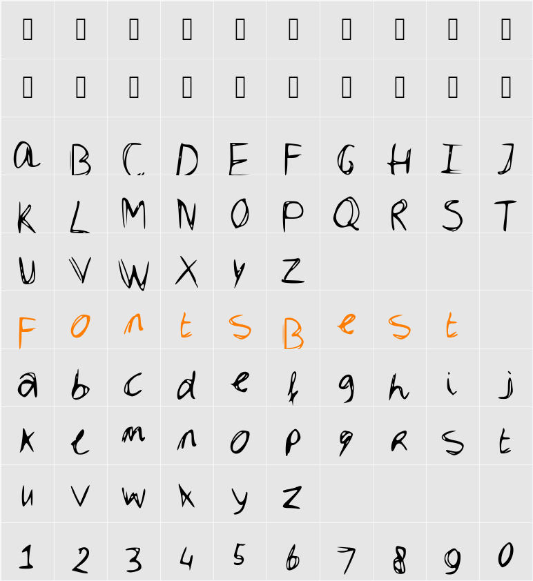 Dubble Character Map