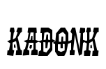 Kadonk Font Image