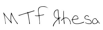 MTF Rhesa Font Image