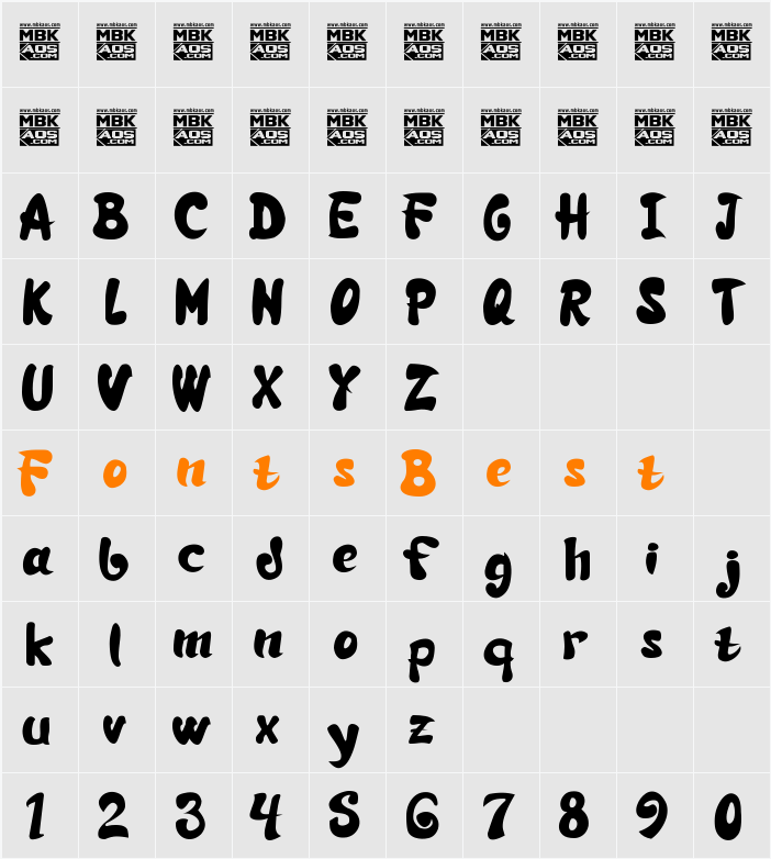 Si Brot! Character Map