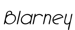 Blarney Font Image