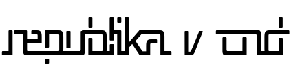 Republika V Cnd Font Image