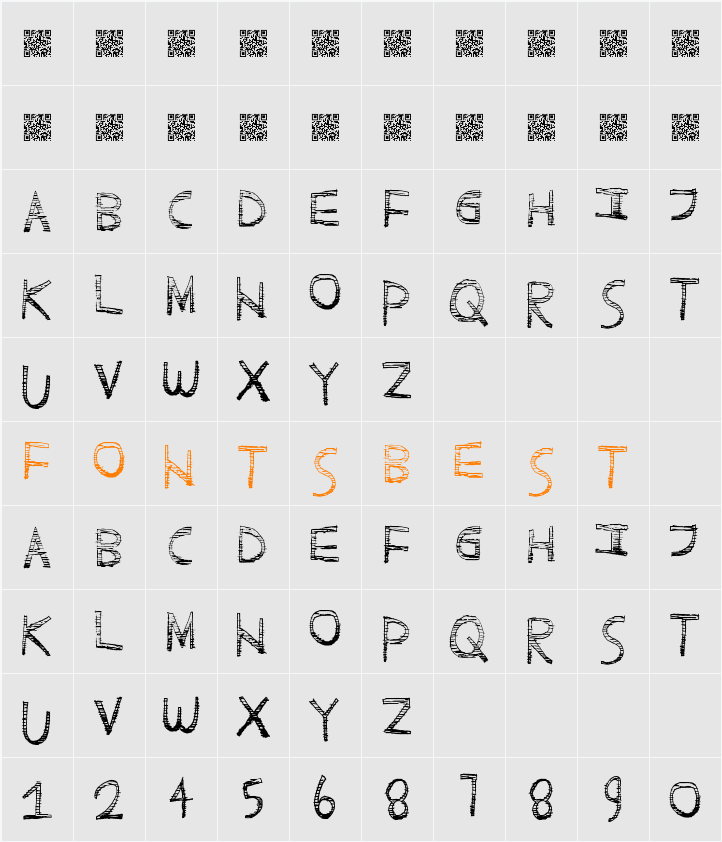 ScratchyFun Character Map
