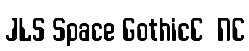 JLS Space GothicC  NC Font Image